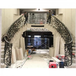 Wrought iron fence