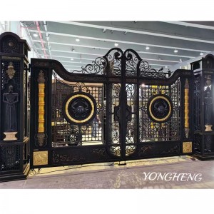 Wrought iron gate